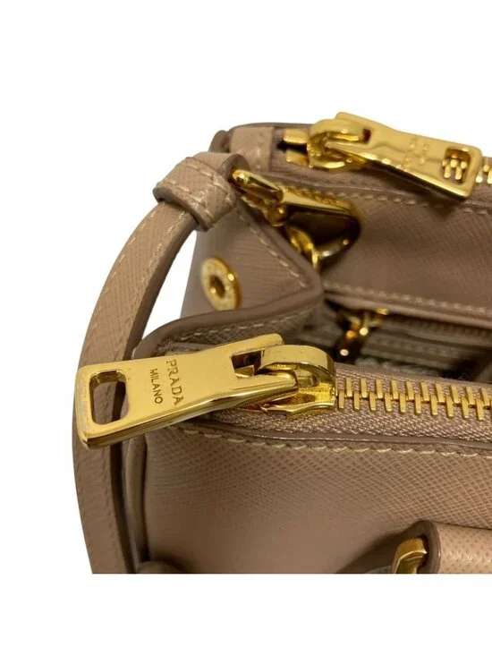 Prada Galleria Sapphia Leather Small 2-Way Shoulder Bag Light - Picture 16 of 16